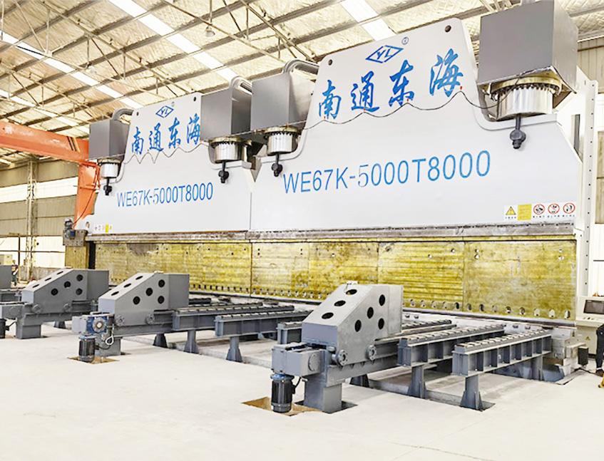 2xWE67K-5000T8000 CNC Press Brake in Tandem